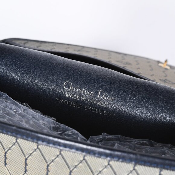 Christian Dior Vintage Honeycomb Logo Mini Crossbody Shoulder Bag - Picture 9 of 14